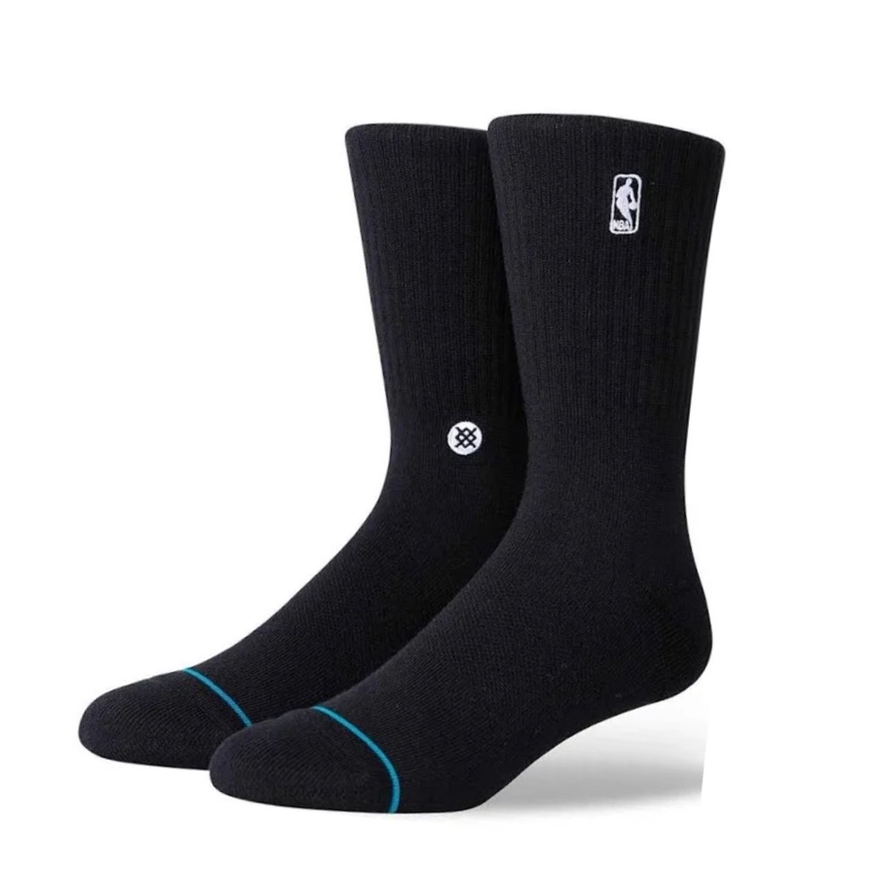 Stance NBA Logoman ST Crew Sock - Black